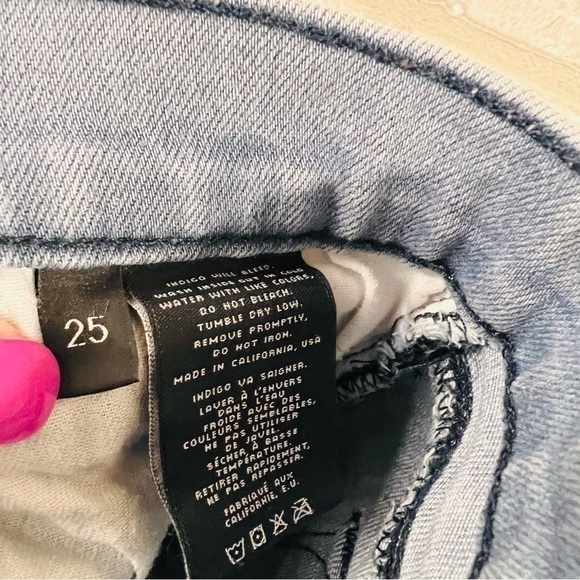 J Brand Capri Skinny Jeans in Strobe Wash Size 25 - Picture 11 of 12